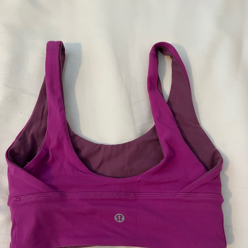 Lululemon athletica Align Reversible Magenta/Mauve Sports Bra